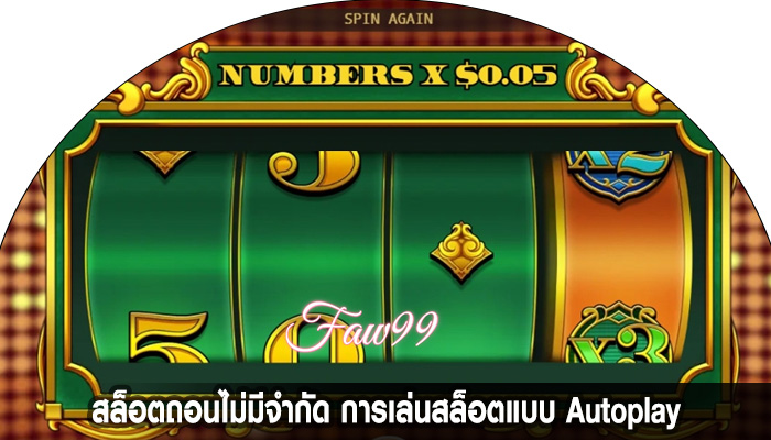 สล็อตถอนไม่มีจำกัด การเล่นสล็อตแบบ Autoplay