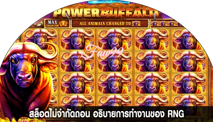 สล็อตไม่จำกัดถอน อธิบายการทำงานของ RNG