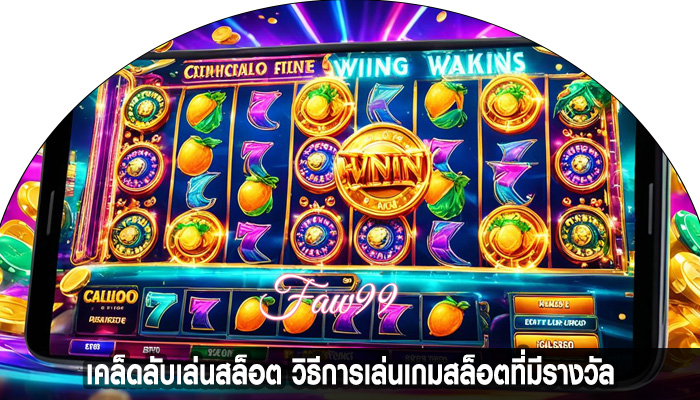 เคล็ดลับเล่นสล็อต วิธีการเล่นเกมสล็อตที่มีรางวัล
