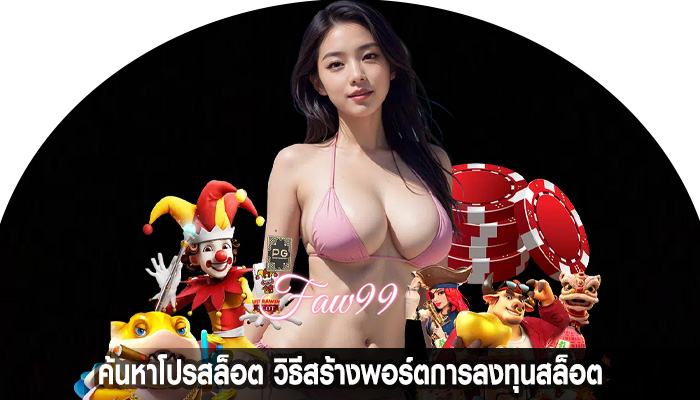 ค้นหาโปรสล็อต วิธีสร้างพอร์ตการลงทุนสล็อตออนไลน์