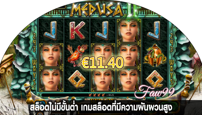 สล็อตไม่มีขั้นต่ำ เกมสล็อตที่มีความผันผวนสูง